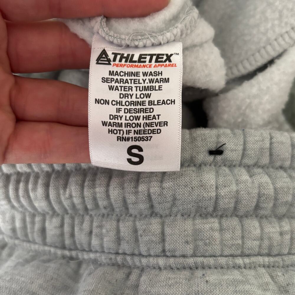 Athletex Jogger Sweatpants Mens Small Fleece Tapered Altheisure Lounge Pants - Picture 7 of 8